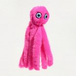 Игрушка для кошек &quot;Осьминожек&quot; из искусственного меха , до 19 см, фуксия