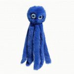 Игрушка для кошек &quot;Осьминожек&quot; из искусственного меха , до 19 см, синяя