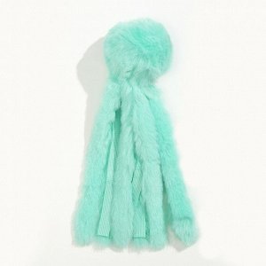 Игрушка для кошек «Осьминожек» из искусственного меха, до 19 см, мятная