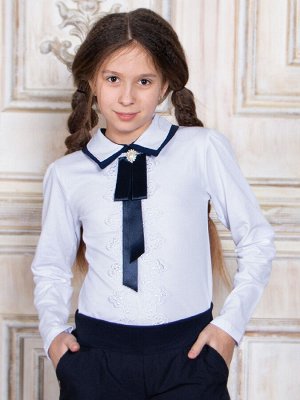 Блузка для девочки длинный рукав Соль&Перец