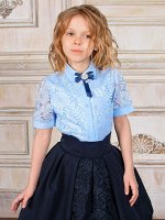 Блузка для девочки короткий рукав Соль&amp;Перец