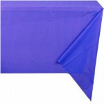 1502-1303 Скатерть полиэтиленовая  &quot;Фиолетовая. Purple&quot;, 140х275 (Amscan)