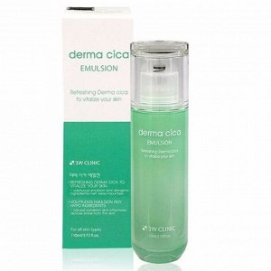 Эмульсия для лица (110мл) 3W CLINIC DERMA CICA EMULSION (110ml)