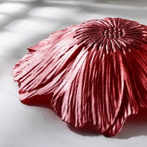 Блюдо сервировочное «Маки», d=30 см, цвет красный