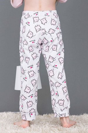 Пижама с брюками для девочки 50507