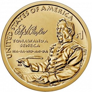 США 1 доллар 2022 Индианка Тонаванда Сенека Эли Паркер Сакагавея