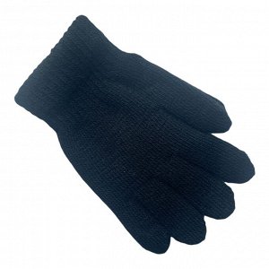Перчатки одинарные цвет черный
