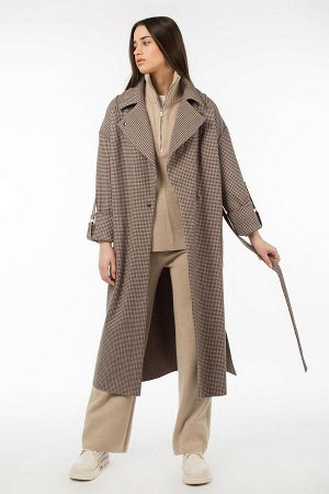 Империя пальто 01-10922 Пальто женское демисезонное (пояс)