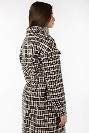 01-10912 Пальто женское демисезонное (пояс)