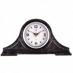 Настольные часы &quot;21 Bek&quot;  1834-006 35х18 см, корпус черный с серебром &quot;Классика&quot;  &quot;Рубин&quot;