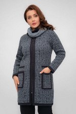 Кардиган В 1505 снуд/джинсовый  микс
