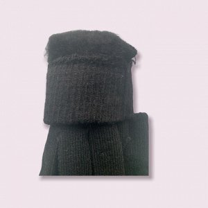 Перчатки одинарные цвет черный
