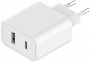 Зарядное устройство Xiaomi Mi USB+Type-C / 33W