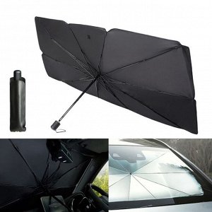 Экран солнцезащитный на лобовое стекло, зонт, 115x65 см