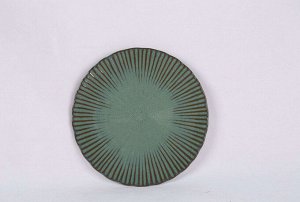 "Rays" Green Тарелка 22см. цв. зеленый 1C-004-S4 ВЭД