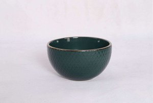 "Ornament" Deep green Салатник 14см. цв. изумрудный 1C-006-B3 ВЭД