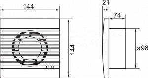 Вентилятор Electrolux Basic EAFB-100, вытяжной~