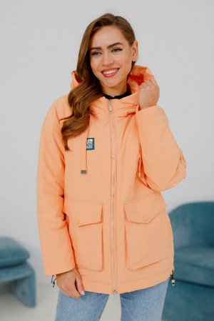 Демисезонная куртка 8205-J9 Оранжевая