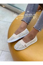 Женские тапочки 4044-4 бежевые