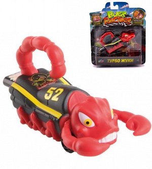 Игровой набор "Гонка жуков" с 1 машинкой, черно-красный Скорпион Androc Bugs Racings K02BR002-7