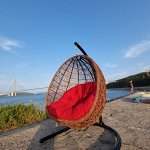 Подвесное кресло из искусcтвенного ротанга