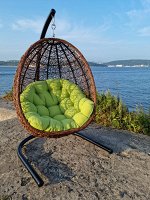 Подвесное кресло из искусcтвенного ротанга