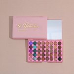 Be Beauty, палетка матовых и сатиновых теней для век, 40 цветов
