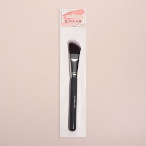 Кисть для макияжа «Brush GRAPHITE», 17,5 см, цвет тёмно серый/серебристый