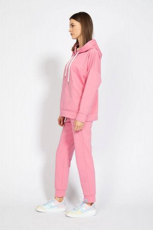 Костюм Костюм Kivviwear 4015-4040 розовый 
Состав: ПЭ-24%; Хлопок-70%; Эластан-6%;
Сезон: Весна

Костюм оверсайз с брюками средней посадки с карманами в боковых швах. Обработка низа брюк манжета. Тка