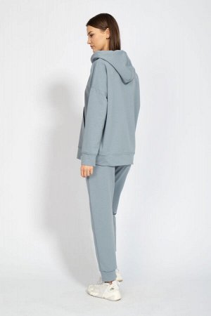 Костюм Костюм Kivviwear 4015-4040 серый 
Состав: ПЭ-24%; Хлопок-70%; Эластан-6%;
Сезон: Весна

Костюм оверсайз с брюками средней посадки с карманами в боковых швах. Обработка низа брюк манжета. Ткань