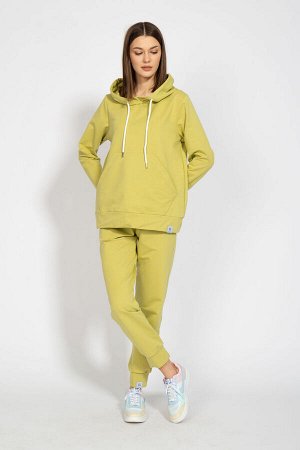 Костюм Костюм Kivviwear 4016-4040 лимонный хаки 
Состав: ПЭ-24%; Хлопок-70%; Эластан-6%;
Сезон: Весна

Костюм CLASSIC с брюками средней посадки с карманами в боковых швах. Обработка низа брюк манжета