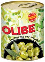 Оливки без косточки ж/б 290мл OLIBEN