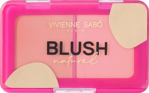 VS Румяна палетка "Naturel" 02,  пыльно-розовый-розовый