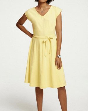 Платье, лимонное