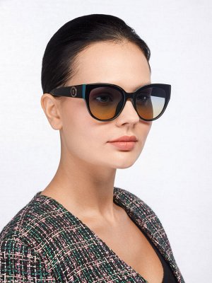 Солнцезащитные очки 120555-14 #Зелено-черный