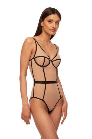 844-B MIST SKIN Боди Цвет: Миндаль