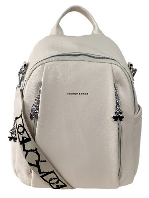 Женская сумка-рюкзак из искусственной кожи, цвет молочный