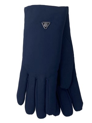 Женские перчатки утепленные, цвет синий