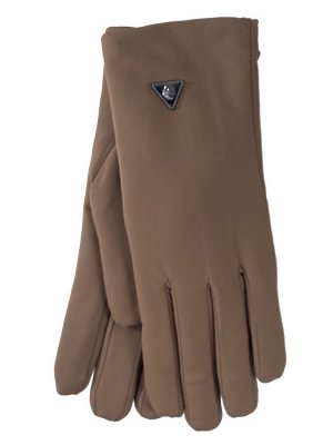 Женские перчатки утепленные, цвет бежевый