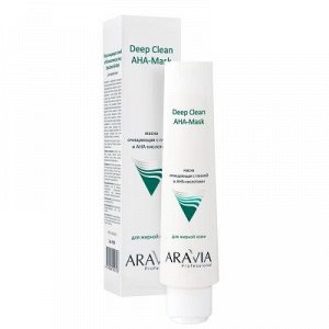 ARAVIA Professional 9001, Маска очищающая для лица с глиной и АНА-кислотами, 100 мл