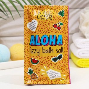 Шипучая соль для ванн, Candy bath bar Aloha, 100 г
