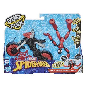 Игрушка Hasbro Spider-man Бенди Человек Паук на мотоцикле