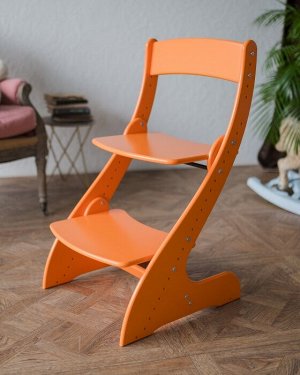 Растущий стул Павлин ( Друг Кузя) Оранжевый
