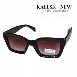 Очки солнцезащитные Kalesk, женские, тёмно-коричневые, 31092А-9088 С3, арт.219.039