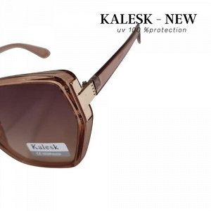 Очки солнцезащитные Kalesk, женские, светло-коричневые, 31092А-9168 60, арт.219.028