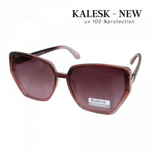 Очки солнцезащитные Kalesk, женские, тёмно-розовые, 31092А-9168 60, арт.219.029