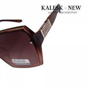 Очки солнцезащитные Kalesk, женские, розово-коричневые, 31092А-1032 61, арт.219.054