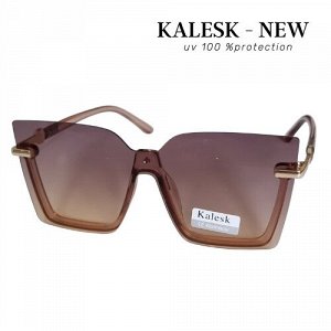Очки солнцезащитные Kalesk, женские, светло-коричневые, 31092А-1052 140, арт.219.055