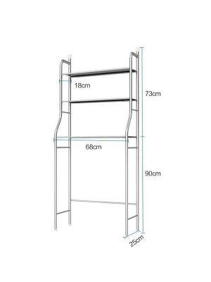 Полочка - стеллаж для ванной комнаты / 3-х ярусная