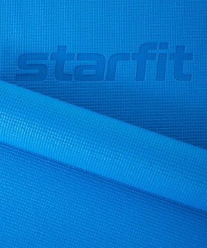 Starfit Коврик для йоги и фитнеса FM-101, PVC, 173x61x0,3 см, синий